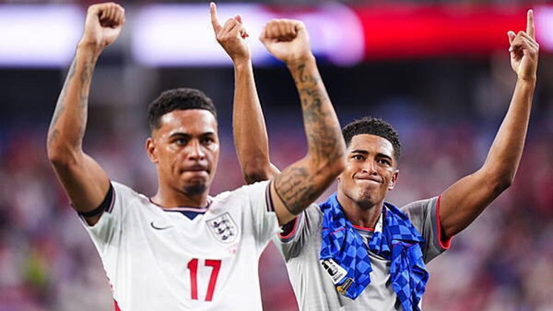 A Inglaterra apresentou uma partida marcada por garra e determinação inabalável